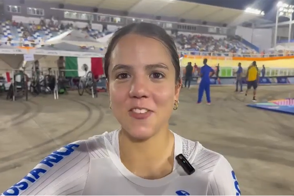 Abigaíl Recio quedó cuarta en la prueba keirin en los Juegos Centroamericanos y del Caribe