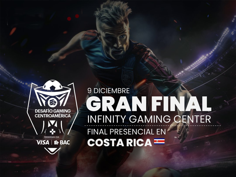 •	Como parte de la actividad, el 9 de diciembre se realizará la final del Desafío Gaming Centroamérica, presentado por Visa y BAC.